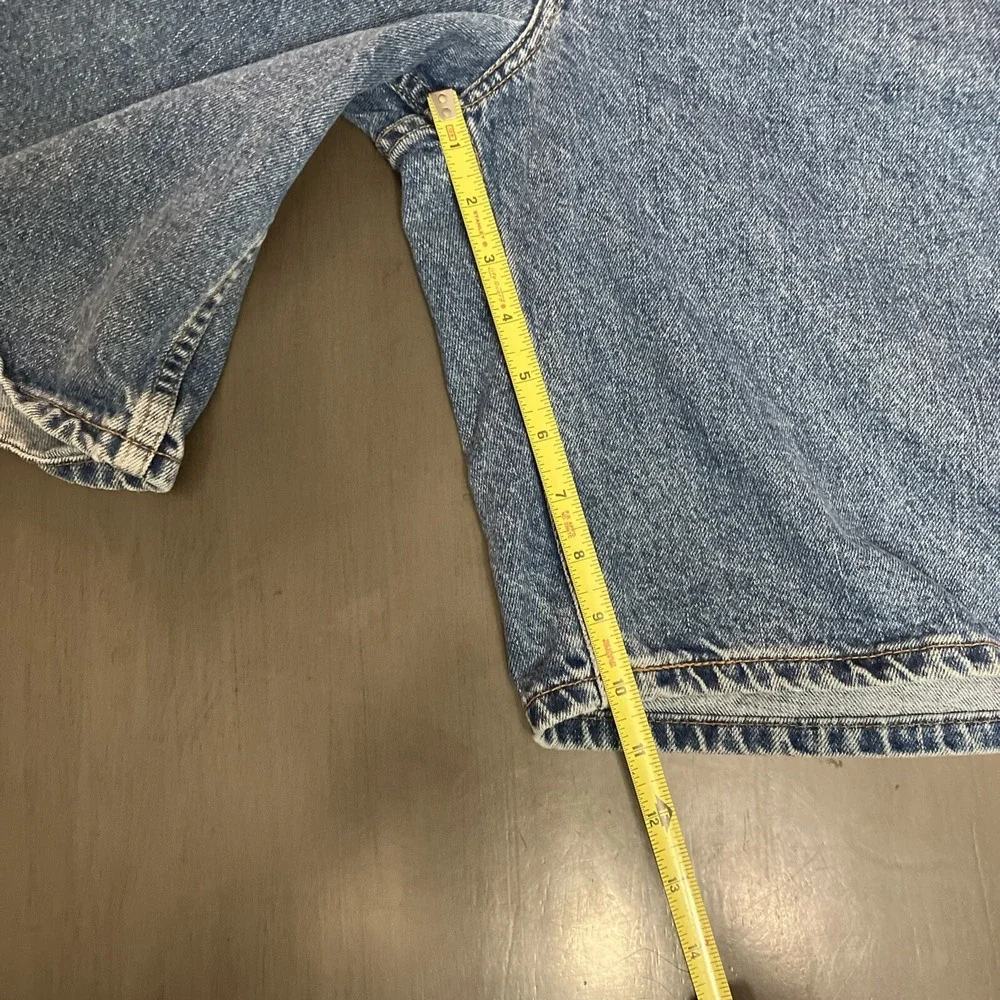 Vintage Levis Shorts Men 38 550 Blue Jean Med Wash‎ Denim Jorts Y2k 90s